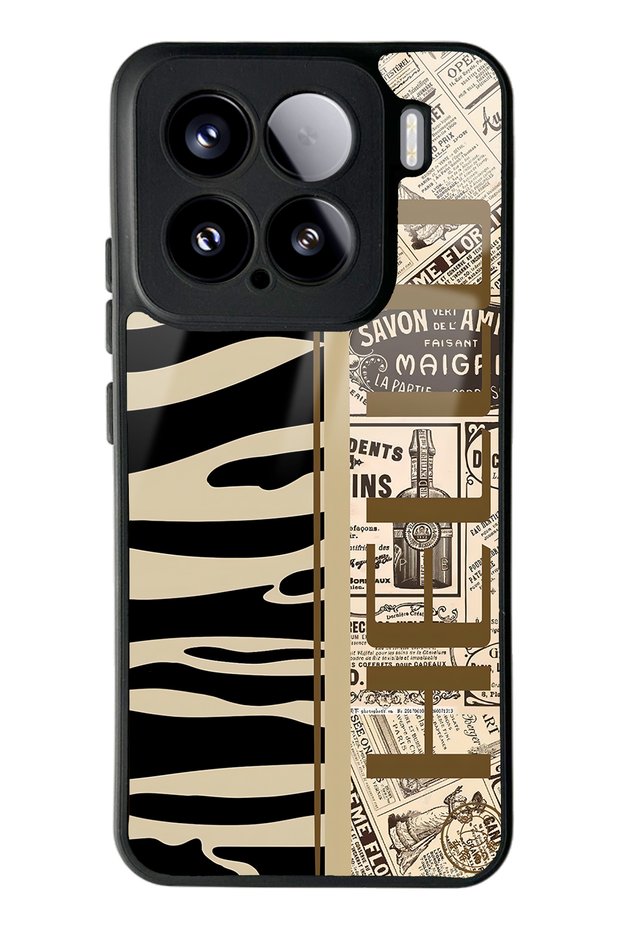 Xiaomi Mi 15 Zebra Newspaper Design Glossy Phone Case