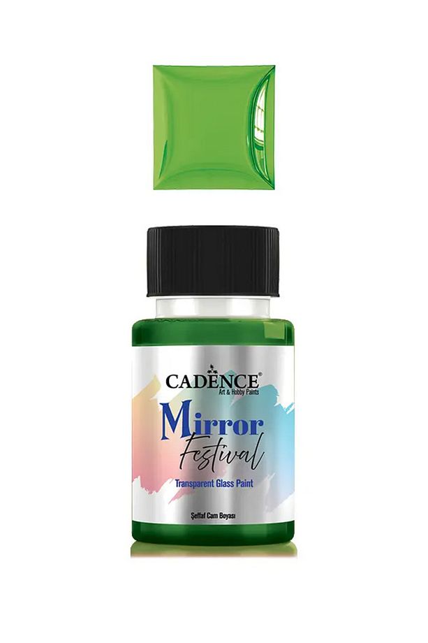 MF05 Yeşil Cam Boyası Şeffaf 50ML - Cadence Mirror Festival - 1