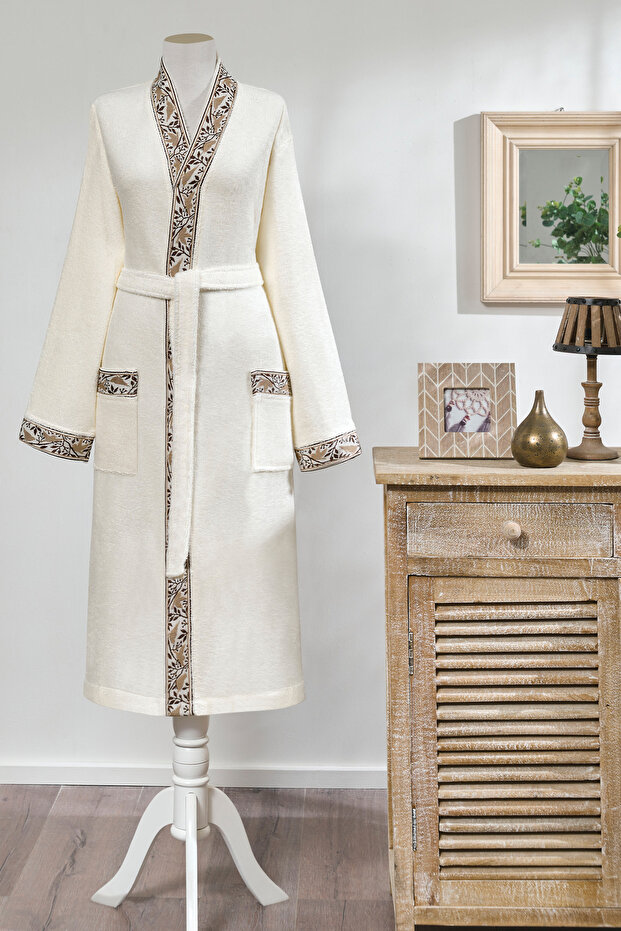 Birdy Kimono Bambu Bornoz - 1