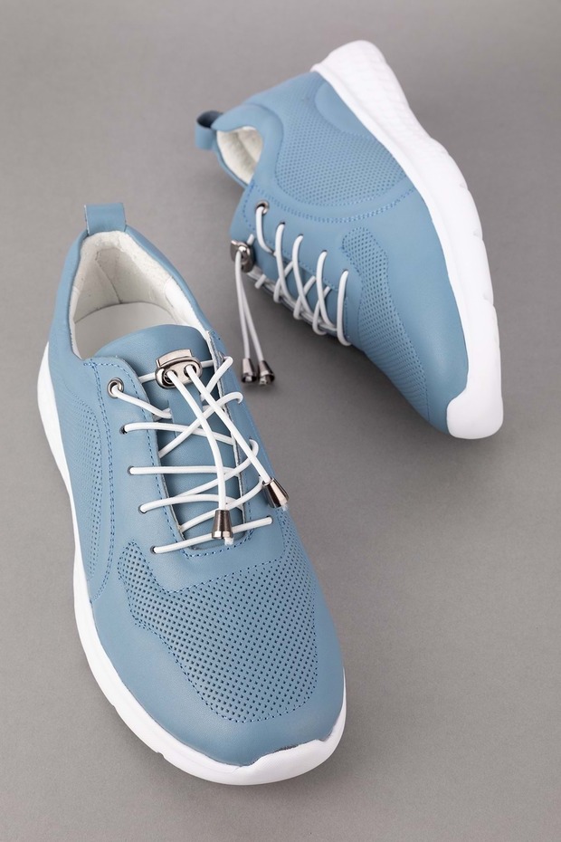 Inside and Outside Genuine Leather Faylon Sole Lightweight Sports Shoes Es.111