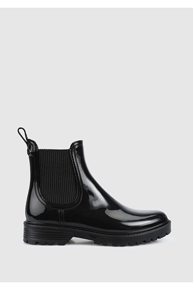 Siyah Kadın Yağmur Botu - 1