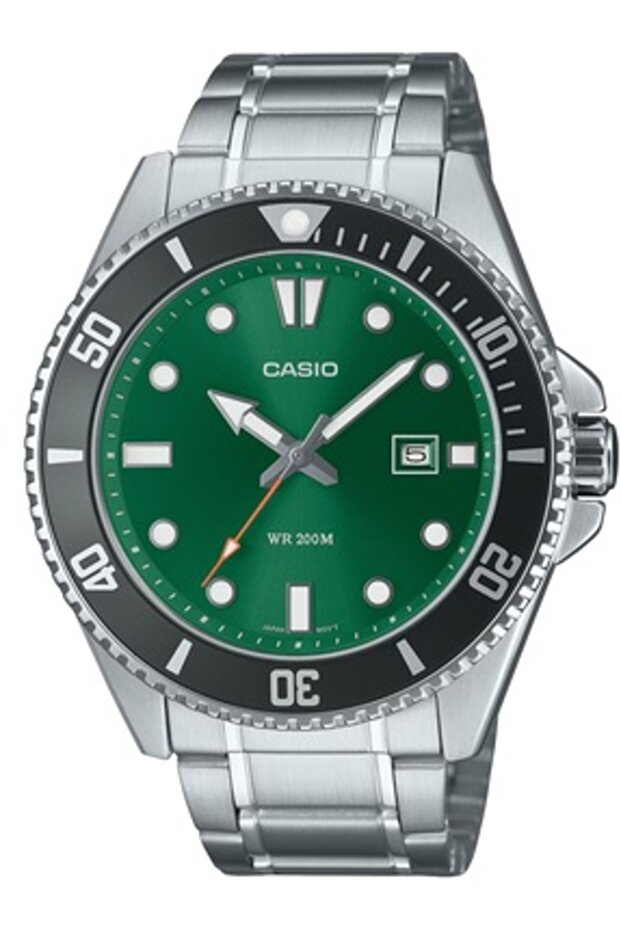 ساعة كاسيو للرجال بعقارب - MDV-107D-3A2VDF - 1