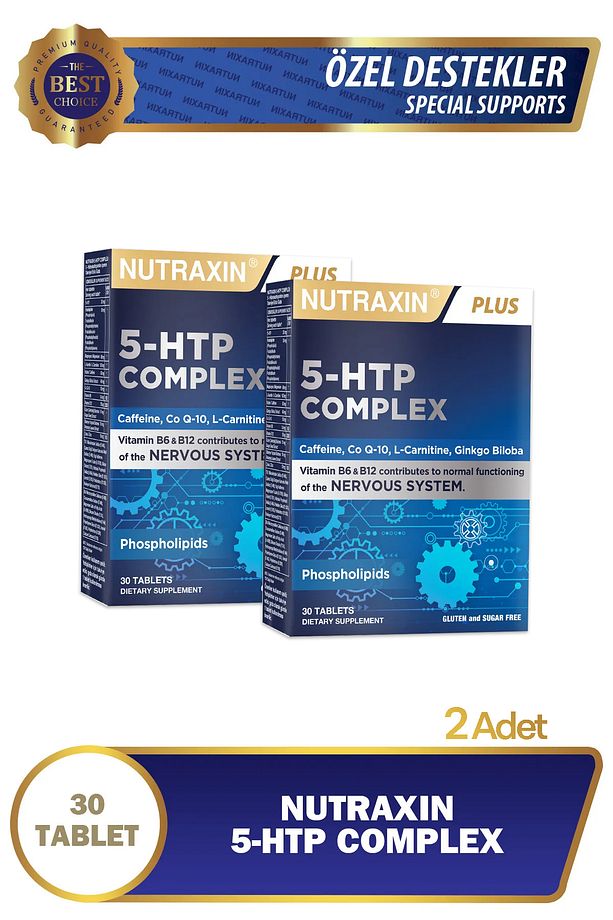 5-HTP Complex Takviye Edici Gıda 30 Tablet x2 Adet - 1