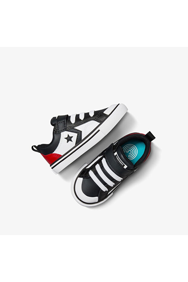 Pro Blaze Strap Bebek Siyah Sneaker - 4