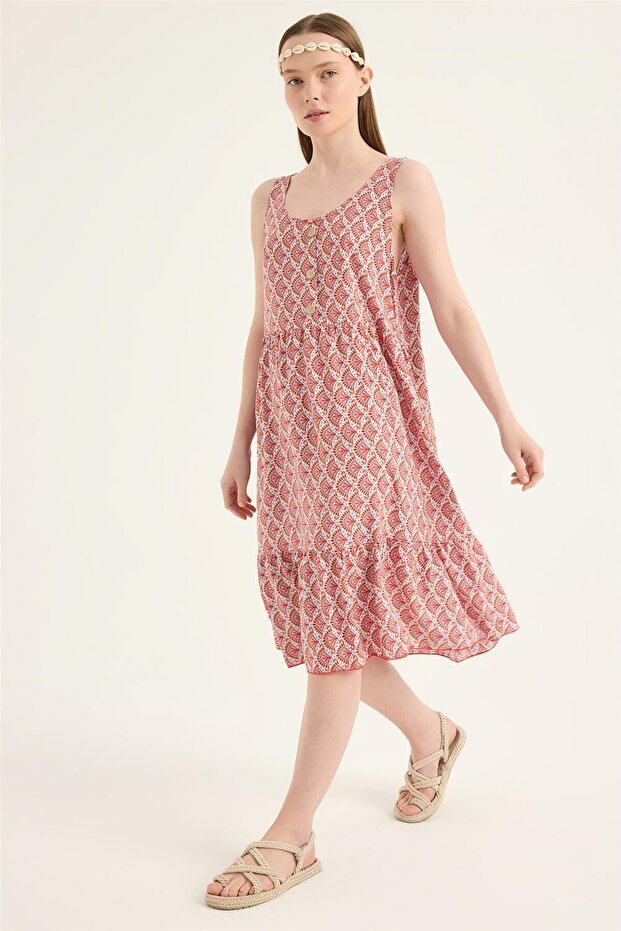 Rochie cu model mini ventilator - 2