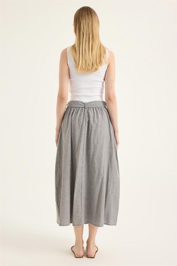 Çizgili Etek - 5