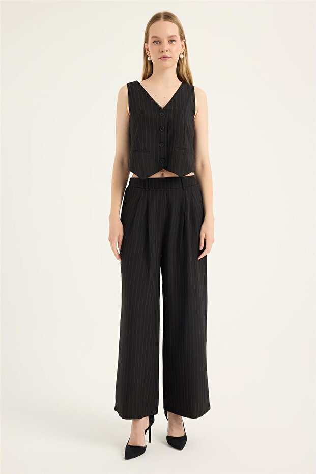 Ριγέ παντελόνι - 1