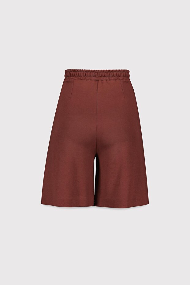 Dökümlü İnterlok Bermuda Şort - 6