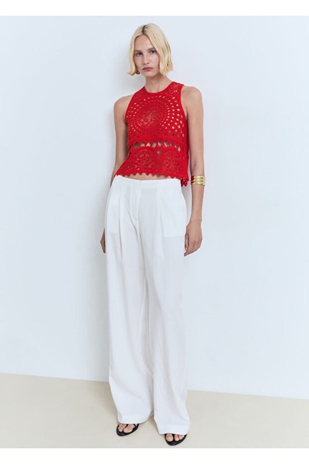 Kroşe triko bluz - 2