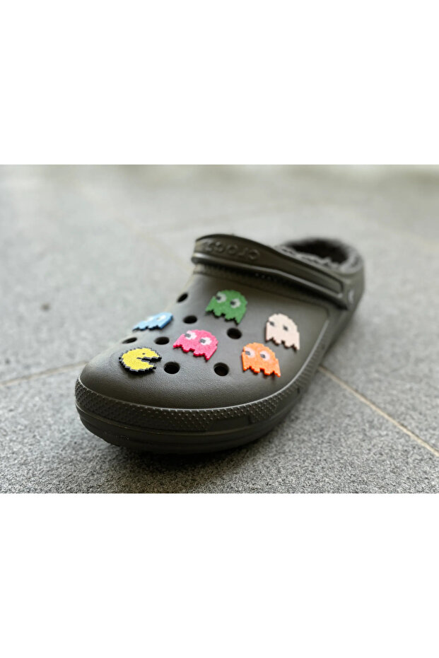 6 Pack Pacman Slipper Charm