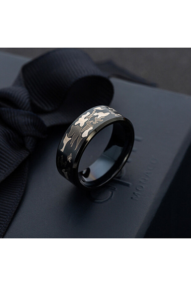 SIC MODA 5105 Camouflage Titanium Ring - 4