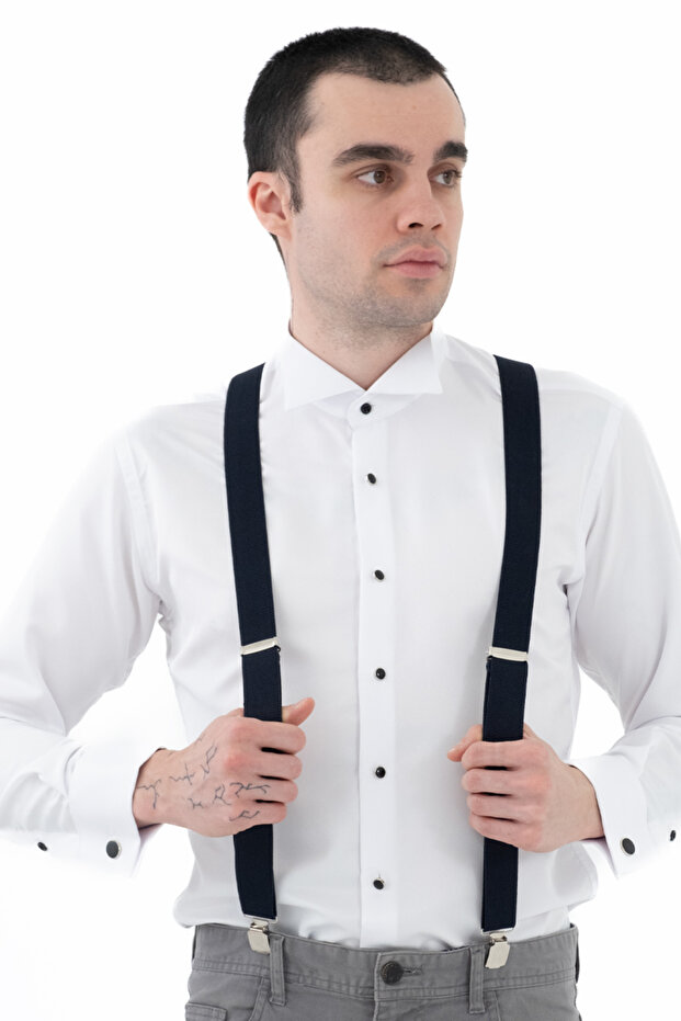 Pantolon Askısı 3 Klips Ayarlanabilir Elastik - 1