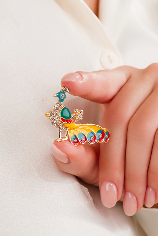 Tavuskuşu Broş - 1