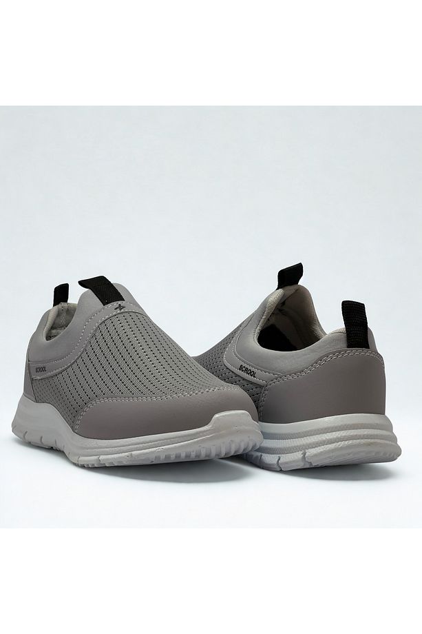 Fileli Günlük Rahat Slip-On Spor Ayakkabı - 1