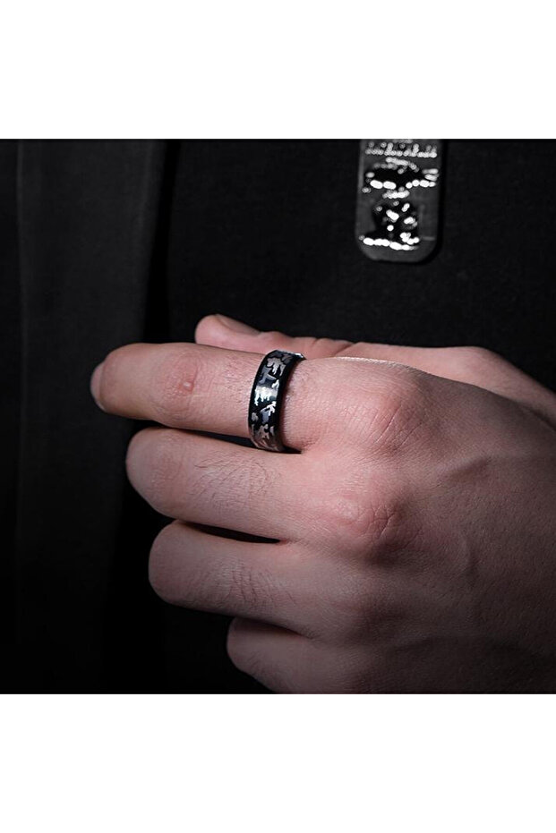 SIC MODA 5105 Camouflage Titanium Ring - 2