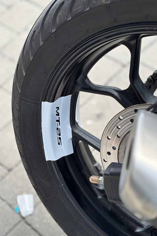 Yamaha MT-25 için Jant Detay Sticker (1 ADET ÜRÜN GÖNDERİLİR) - 3