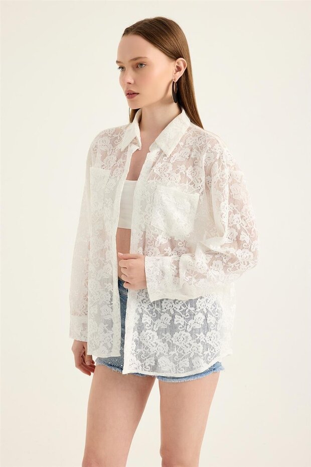 Dantel Gömlek - 2