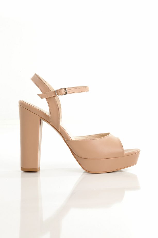 Eylülden Moda Shoes Minimal Platform Yüksek Topuklu Kadın Ayakkabı - 4
