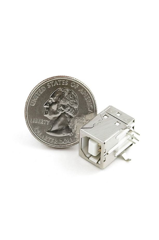 Usb Type B Dişi Soket USB 2.0 4 Pin Lehimlenebilir Elektronik Cihaz Usb Port Adaptör Konnektör - 4