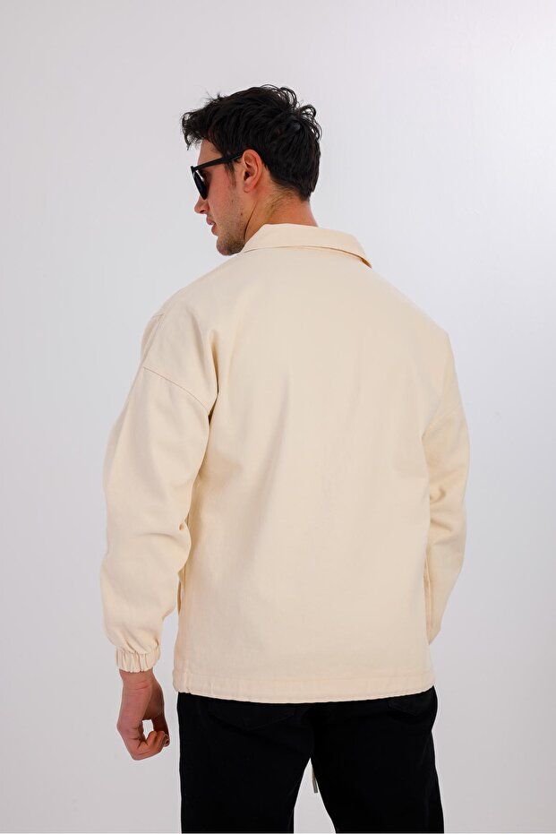 NIVEUS Kot Ceket - Krem - 7