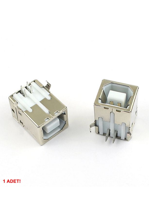 Usb Type B Dişi Soket USB 2.0 4 Pin Lehimlenebilir Elektronik Cihaz Usb Port Adaptör Konnektör - 7