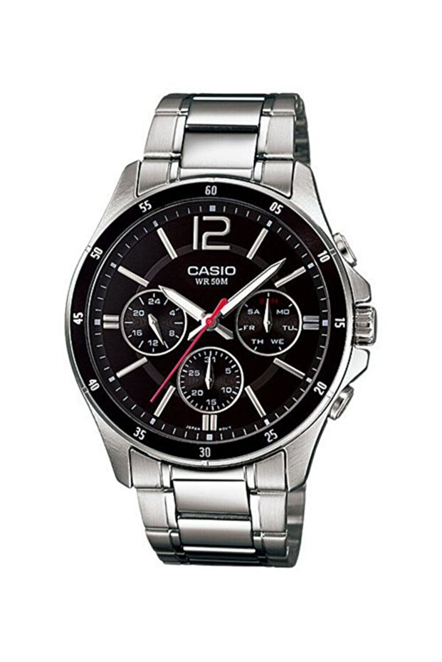 Casio ساعة يد كاسيو Mtp-1374d-1avdf للرجال - 1