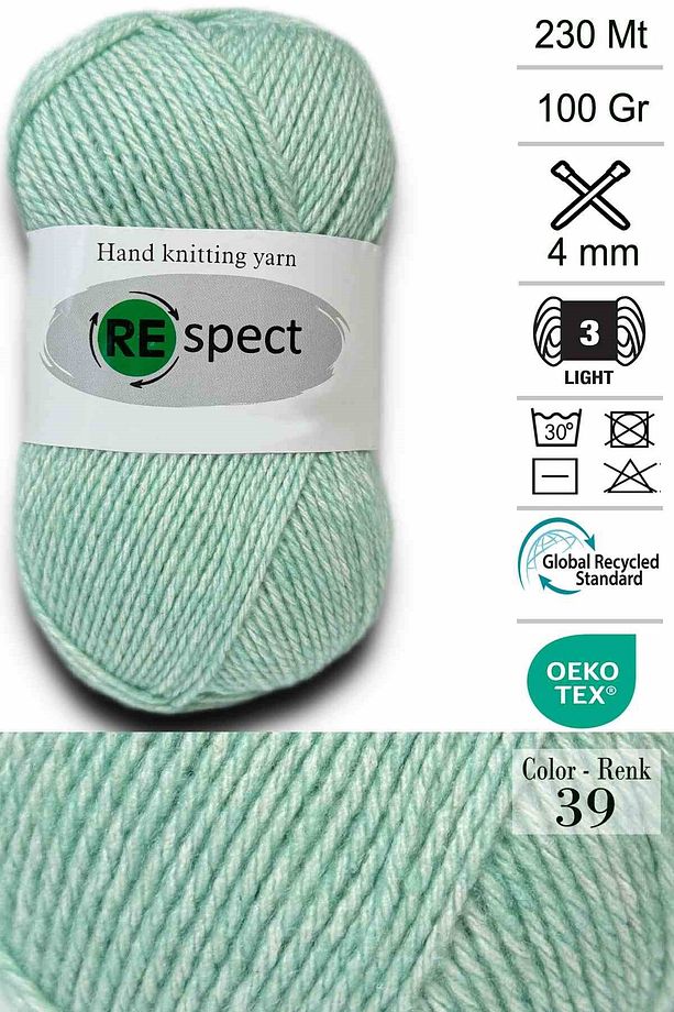 100gr-230mt Soft Akrilik Yün- Bebe İpi- 39 - 1