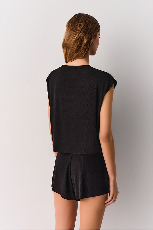 Rosemary Şort Pijama Takımı - 4