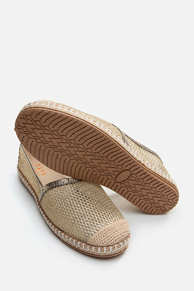 Goldene Damen-Espadrille 01AYY 306120 A540 - 6