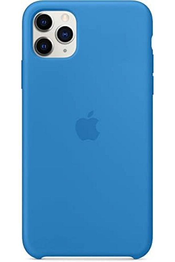 iPhone 11 Pro Max Uyumlu Silikon Kılıf - Sörf Mavisi - 2