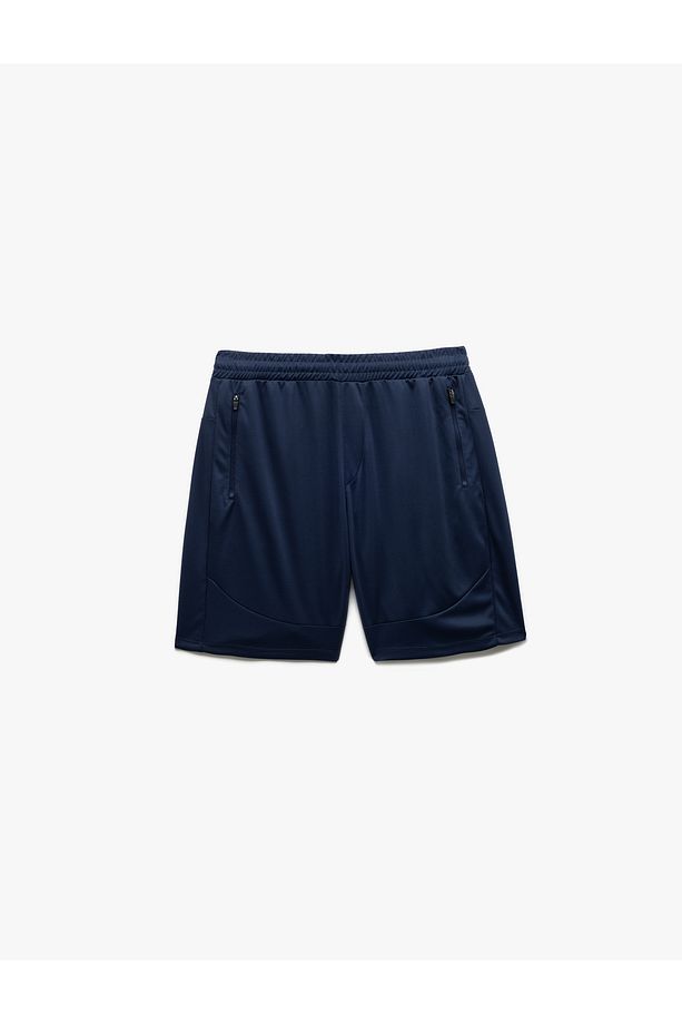 Fermuarlı Cepli Basic Spor Erkek Şort - 3