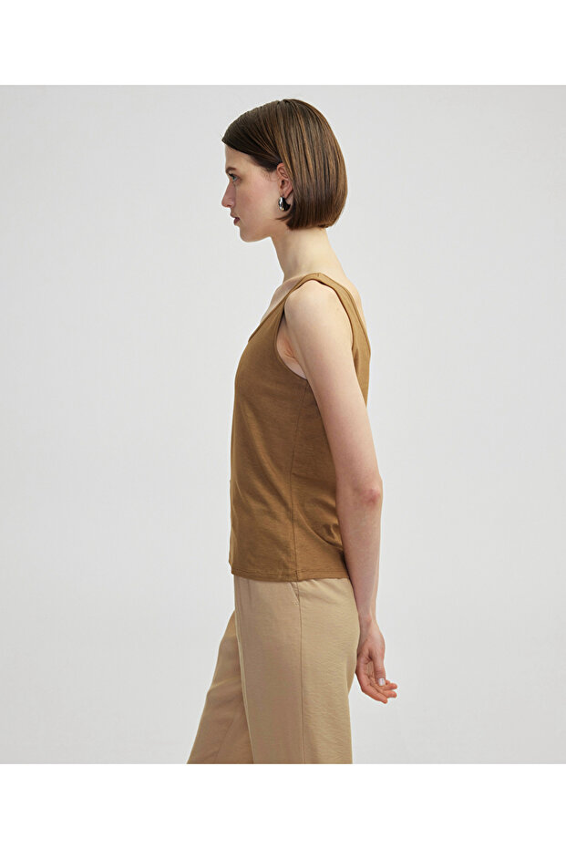 Askılı basic tişört - 2