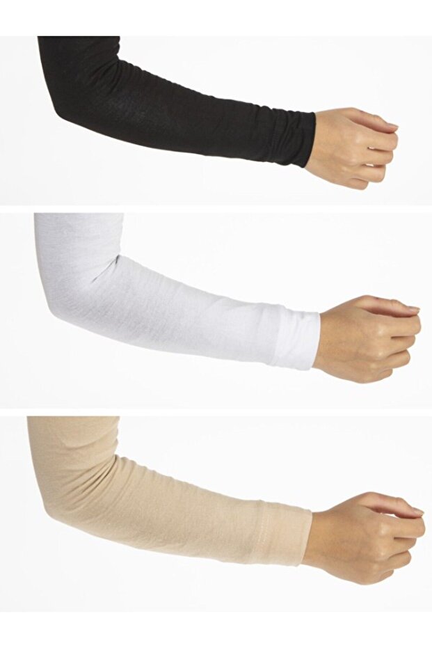3 Pairs of Multi-Purpose Hijab Sleeves Prayer Sleeves