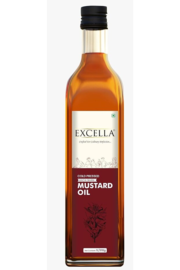 Cold Pressed Premium Raw Pungent Mustard Cooking Oil (1L)