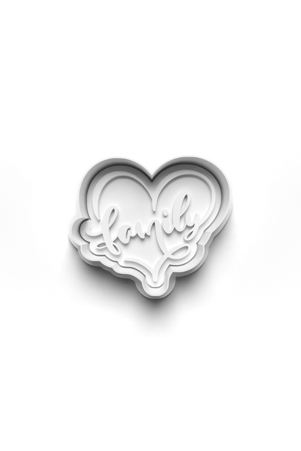 Family Cookie Cutter and Stamp 3D-0674_1