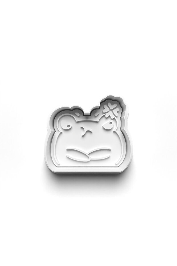 Kawaii Frog Cooky Cutter and Stamper 3D-0428_3