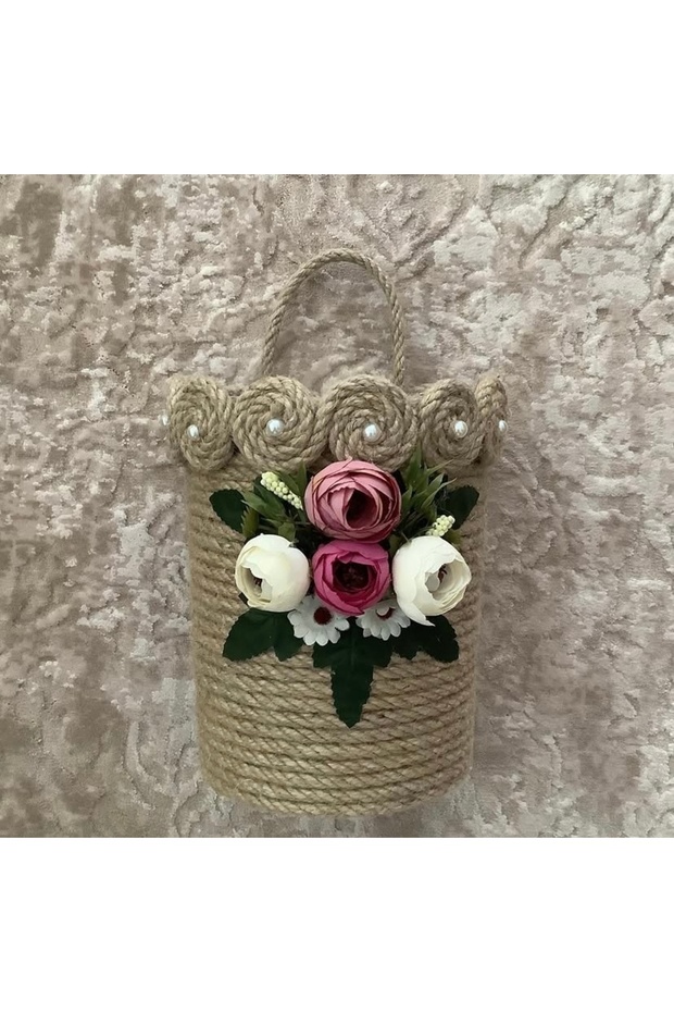 Hasır Paspas Kapı Süsü Posta Kutusu Takımı - 4