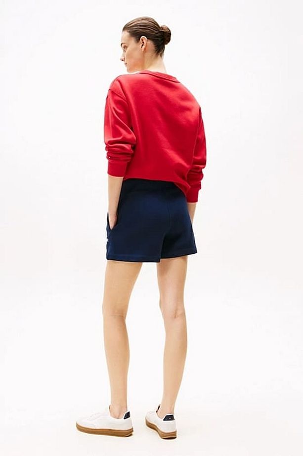 Kadın Th Regular Hilfiger Sweat Şort - Lacivert - 3