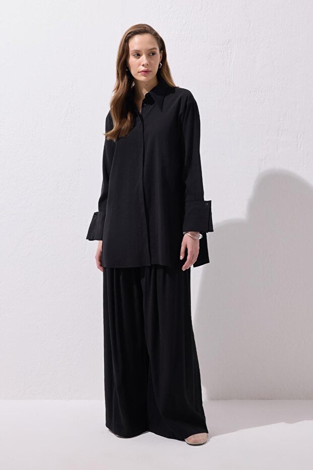 Modal Basic Gömlek Siyah - 2