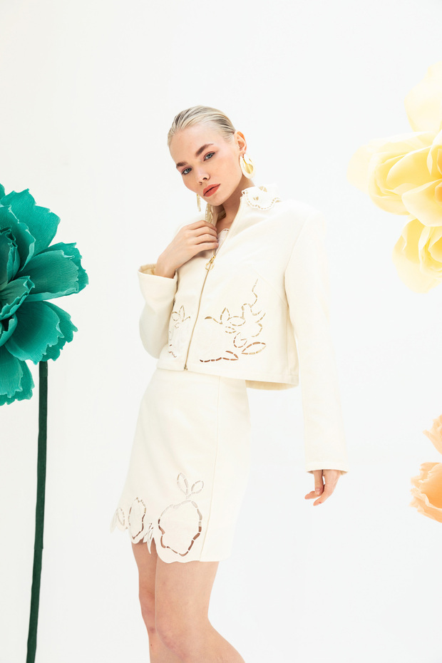 Krem Fisto Ceket - 5