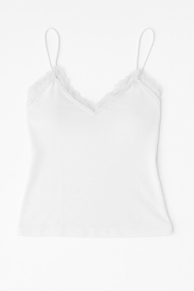 Soft Touch Dantel Askılı Atlet - 2