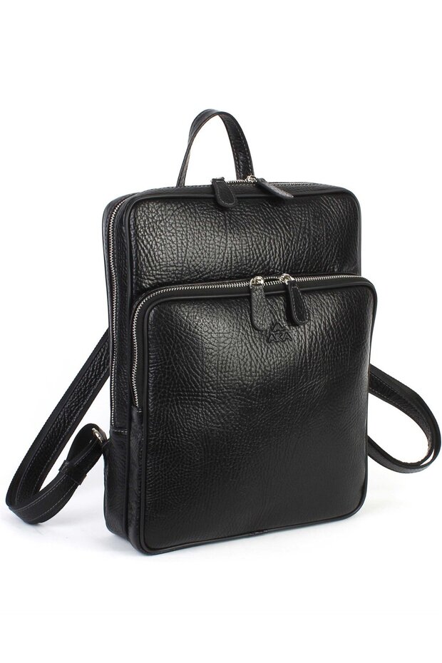 Leather Black Backpack 905 60