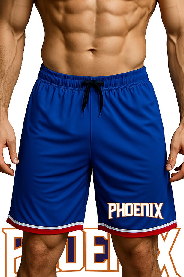 Cepli Phoenix Baskılı Basketbol Şortu Spor Şort - 1