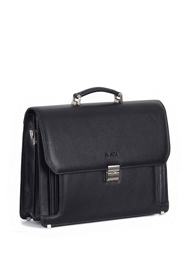 Leather Black Classic Briefcase 270 2
