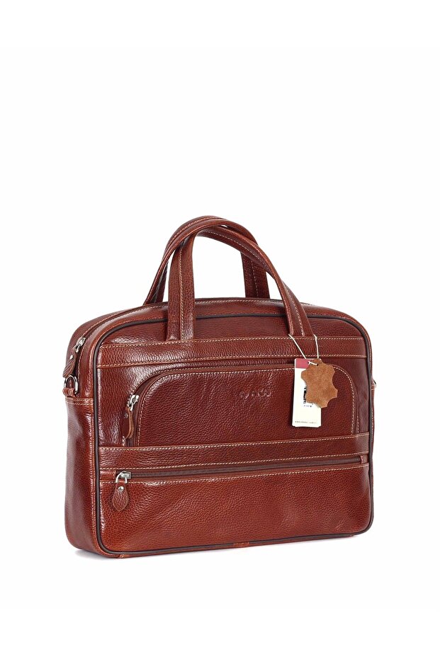 Leather Tan Laptop Briefcase 251 63