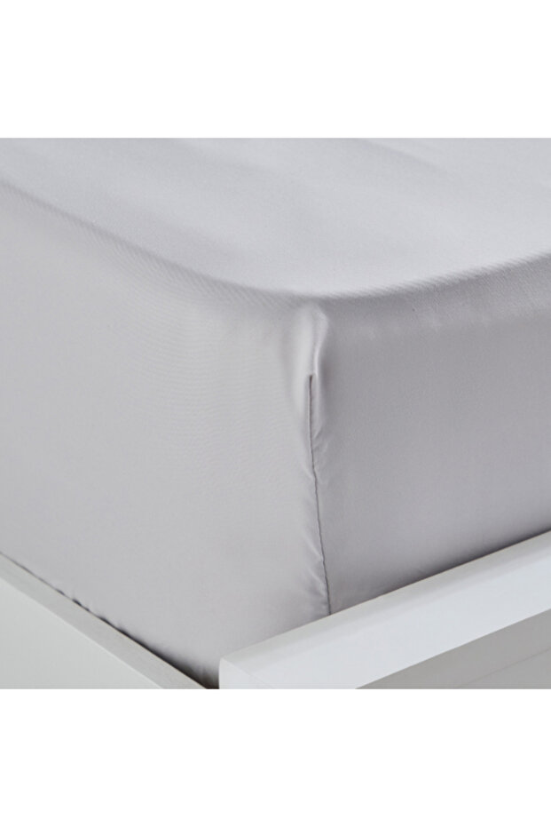 ملاءة سرير دربي كينج من الألياف الدقيقة الصلبة مقاس 180×200+25 سم - 4