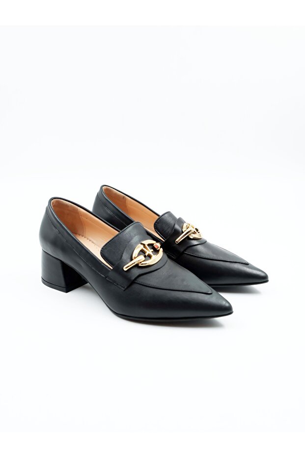 Women's Genuine Leather Heeled Shoes