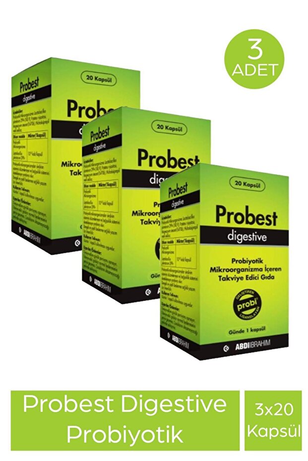 Probiyotik Digestive 20 Kapsül 3 Adet - 1