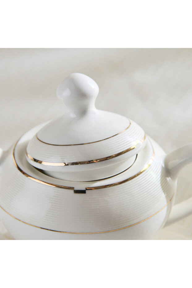 Rib Sugar Pot with Lid - 3