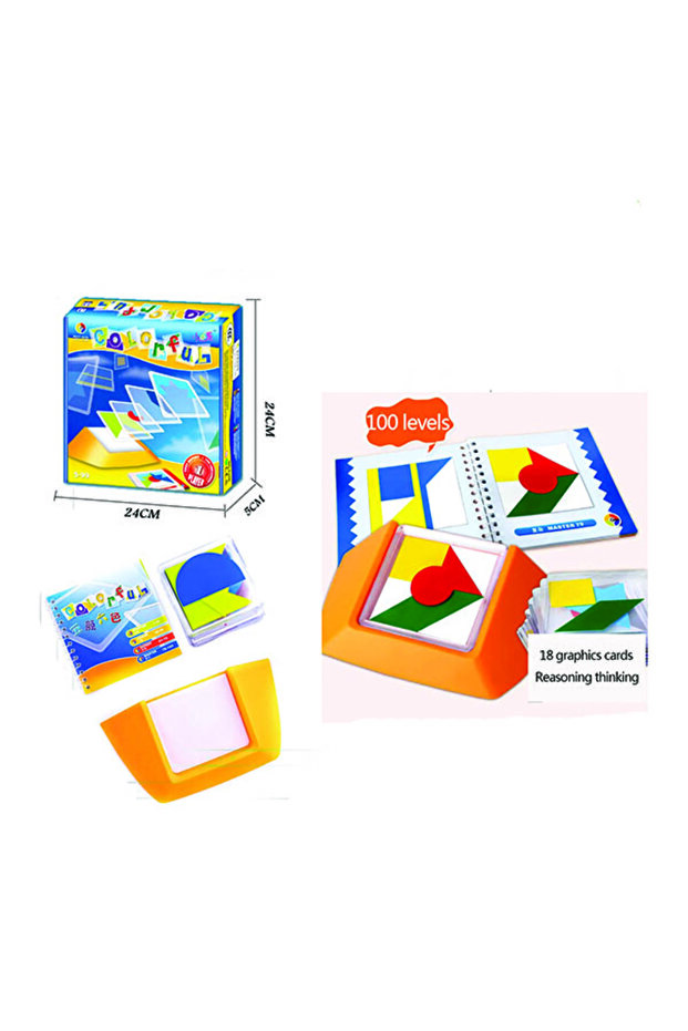 لعبة بطاقات الألغاز البلاستيكية - تحدي الأشكال الإبداعية - 1